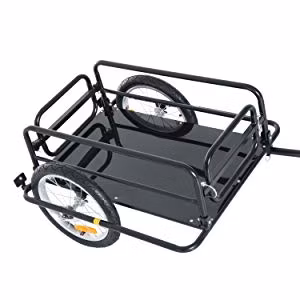 Foldable Bicycle Cycle Bike Cargo Trailer for Camping Tent Luggage Carry