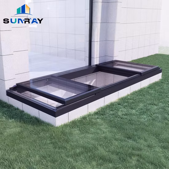 700X500mm Strong Aluminum Alloy Top Frame Roof Skylight for RV Trailer Camping Car with Insect Net and Sun Blind